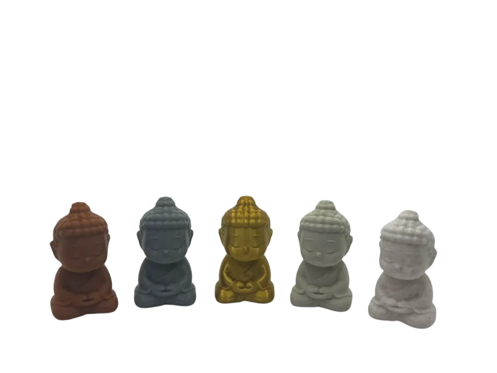 Buddha Mini Sereno - Llavero 3D de Buena Energía