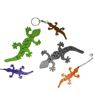 Lagartija Flexible – Llavero Dinámico y Personalizable