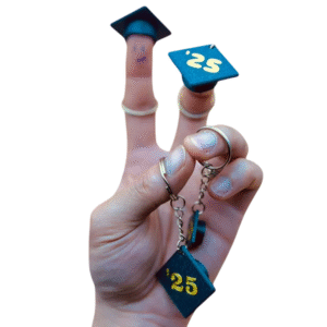 Llavero Gorro de Graduación 2025 – Recuerdo Académico Personalizable