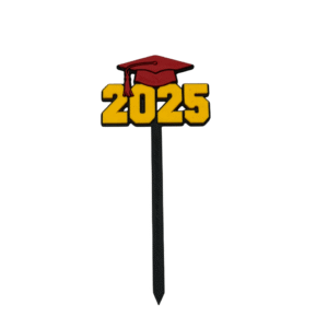Topper de Pastel "Class of 2025" – Decoración 3D para Graduaciones