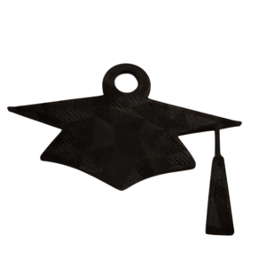 Topper “Class of 2025” – Decoración 3D para Postres de Graduación