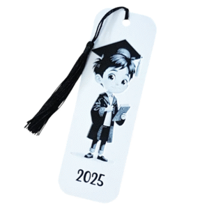 Marcador “Graduado 2025” – Niño con Birrete 3D