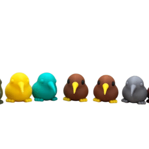 Llavero Kiwi Chibi 3D - ¡Redondito y Absurdamente Adorable!