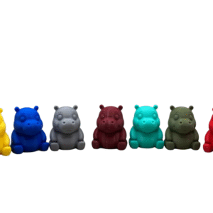 Llavero Hipopótamo 3D - ¡Amigote Divertido para Tus Llaves!