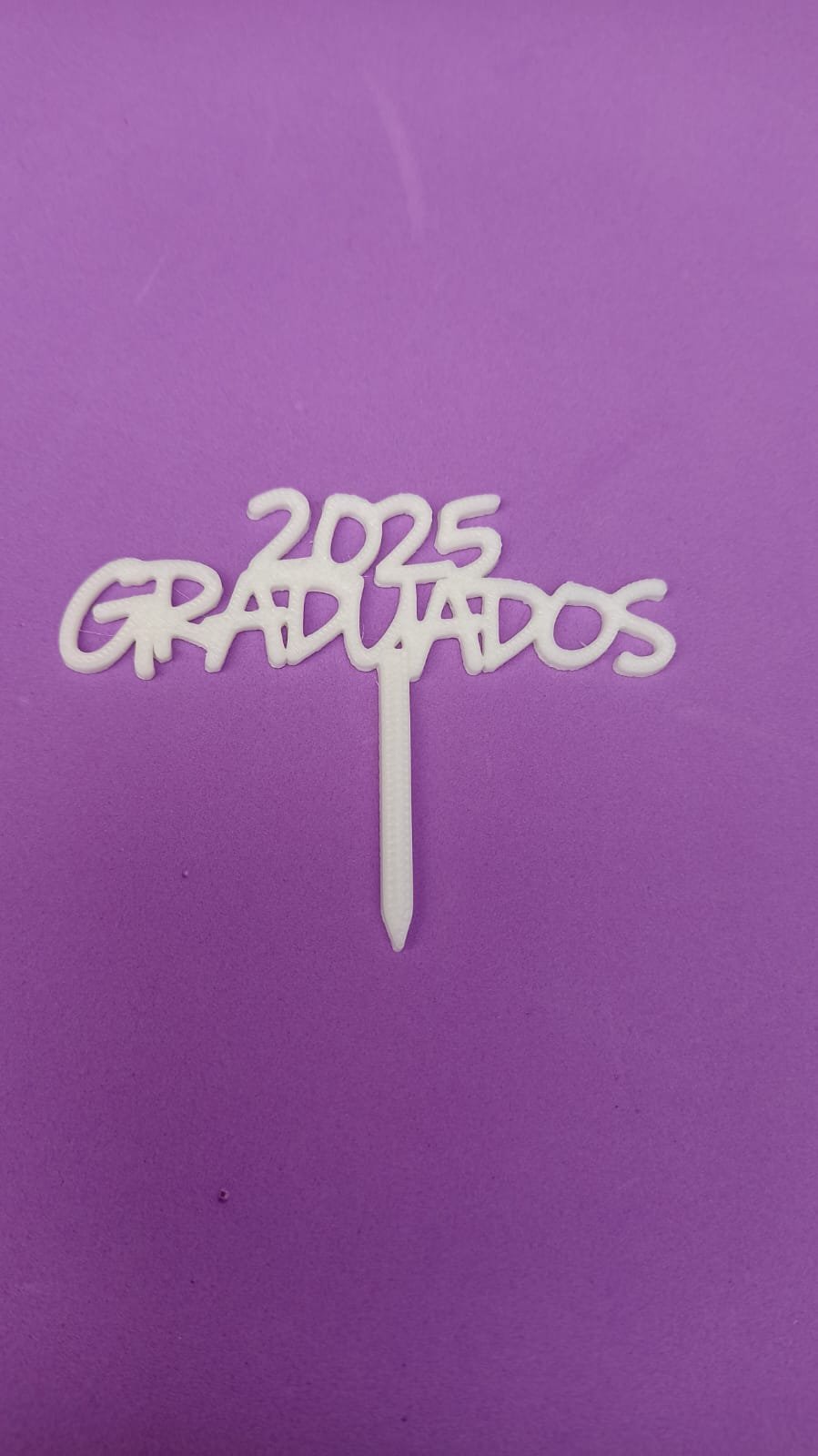 Cupcake Topper "2025 GRADUADOS" - Kit de Celebración Académica