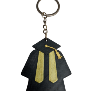 Llavero "Toga & Birrete" - Mini Graduación Portátil