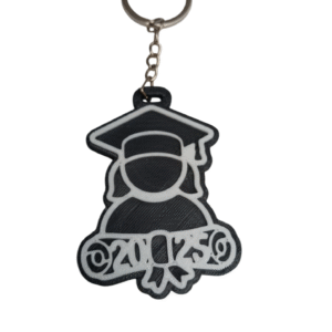 Medalla de Graduación Femenina - Elegancia Académica 3D