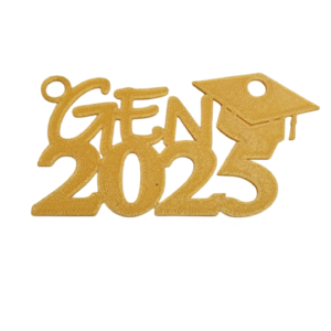 GEN Grad 2025 - Colgante de Graduación Personalizado