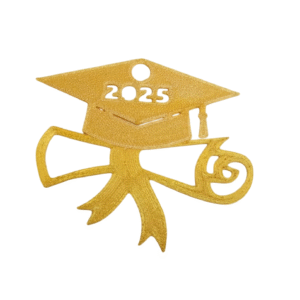 Diploma & Birrete Colgante - Símbolo de Éxito Académico