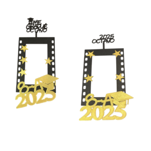 Combo Marcos Fotográficos 3D – Graduación 8º Básico 2025 (Pack 2 Unidades)