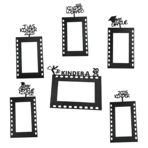 🎓 Kinder Cuadro Bajo – Pack Completo de Graduación 2025 (Set x6 Marcos 3D)