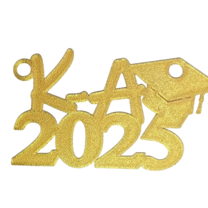 Topper para cupcake – Texto personalizado K-(letra del curso) 2025