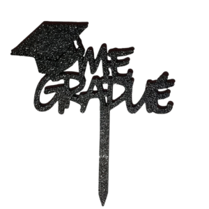 Topper “Me gradué” con Birrete – Graduación Kínder