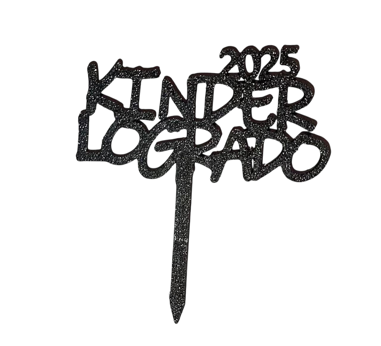 Topper para cupcake – “2025 KÍNDER LOGRADO
