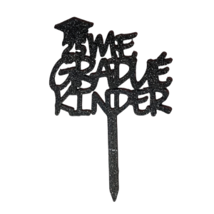 Topper para cupcake – “birrete25 me gradué Kínder