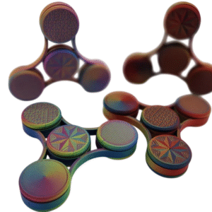 Fidget Multisensorial 3D con Patrones Táctiles