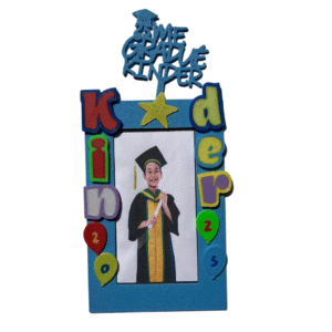 Marco Kinder 3D «Time to Graduate» – Modelo Alto (Personalizable)